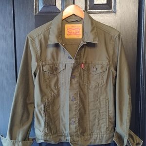 Levi's Olive Denim Jacket